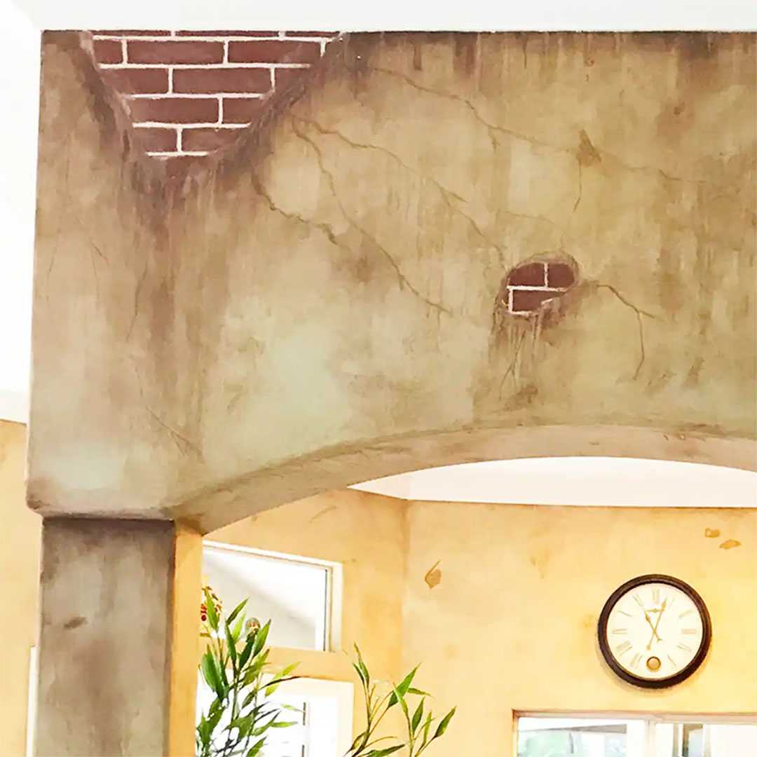 Artistic wall decore texture